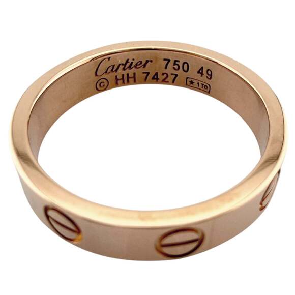 CARTIER Authentic 18k Gold Love Ring - Picture 5 of 6